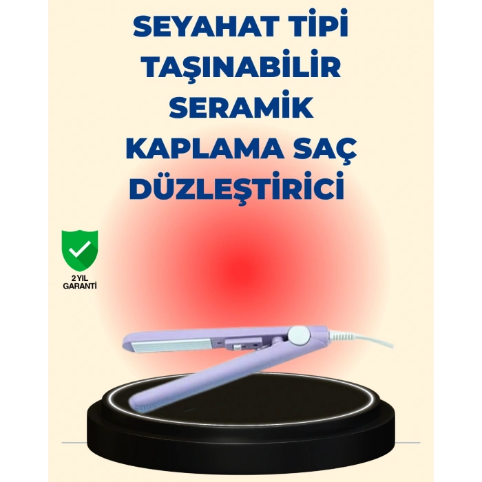 Nevamel 2’si 1 Arada Saç Düzleştirici ve Bukle Maşası – Düz ve Kıvırcık Saçlara Uygun Çok Yönlü Kullanım