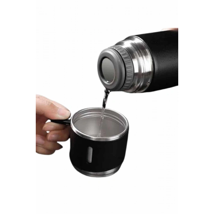 Nevamel 3 Bardaklı Termos Seti Anneler Gününe Özel Hediye Taşınabilir Sızdırmaz Isı Koruyucu