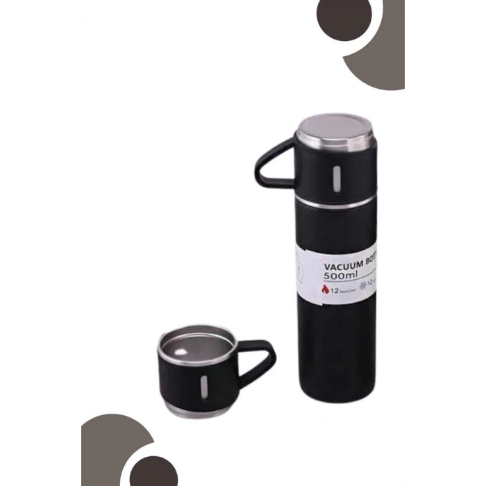 Nevamel 3 Bardaklı Termos Seti Anneler Gününe Özel Hediye Taşınabilir Sızdırmaz Isı Koruyucu