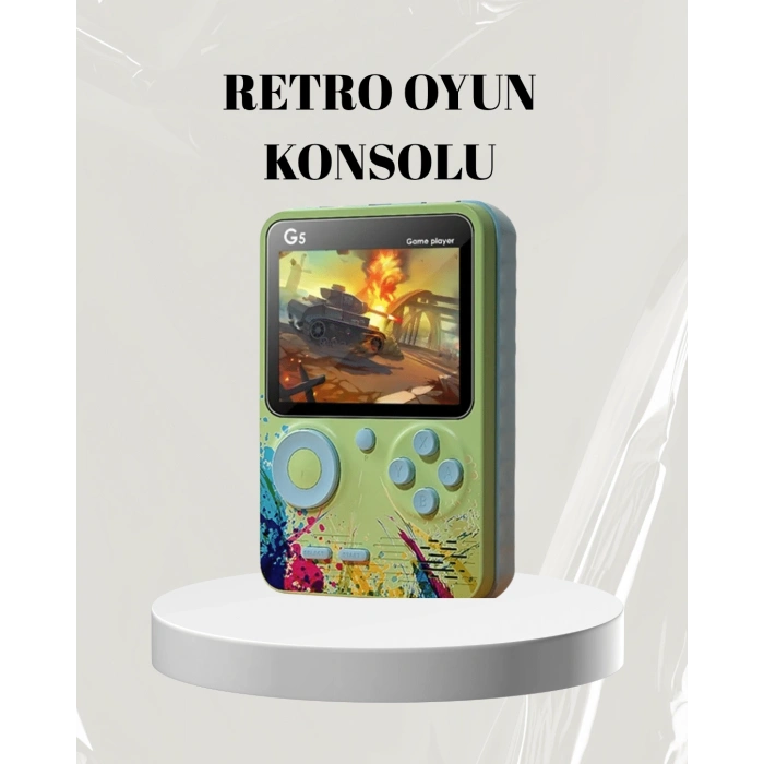 Nevamel 3 İnç Renkli Ekranlı Taşınabilir El Konsolu – G5 Modeli