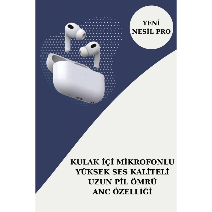 Nevamel 3 Kordonlu Pembe Amoled Ekran Akıllı Saat ve Yeni Nesil Pro Kablosuz Bluetooth Kulaklık ANC/ENC