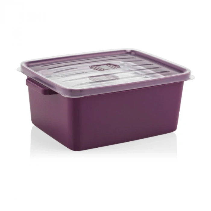 Nevamel® 3lü Dikdörtgen Mikrodalga Saklama Kabı Seti