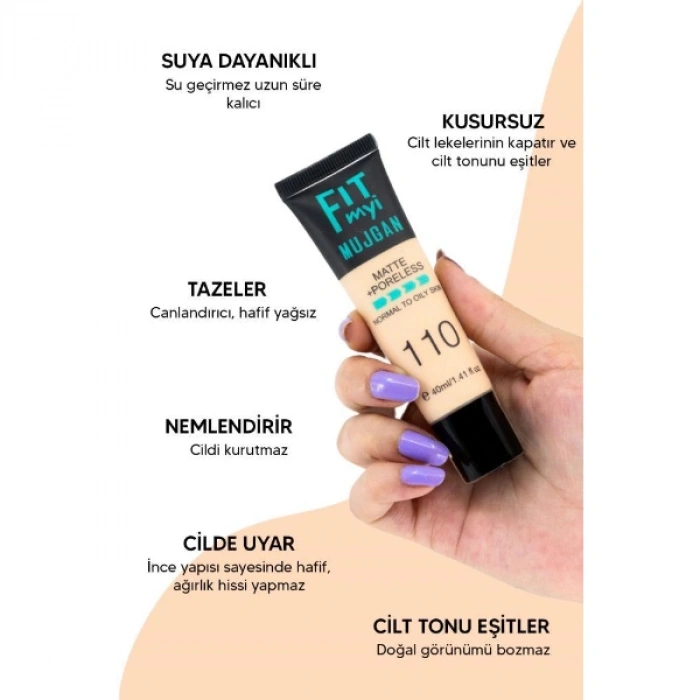 Nevamel® 3lü Fit Myi Tüp Fondöten Seti