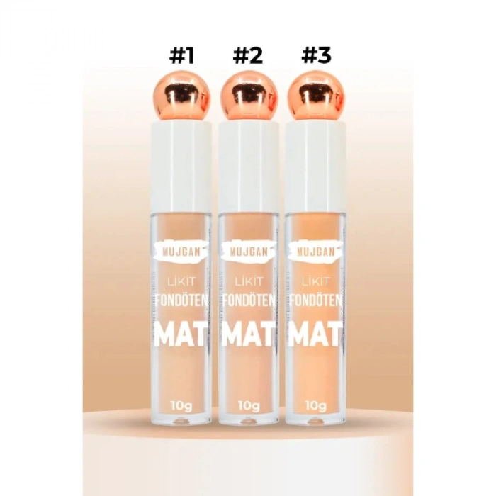 Nevamel® 3lü Mat Bitişli Likit Fondöten Seti