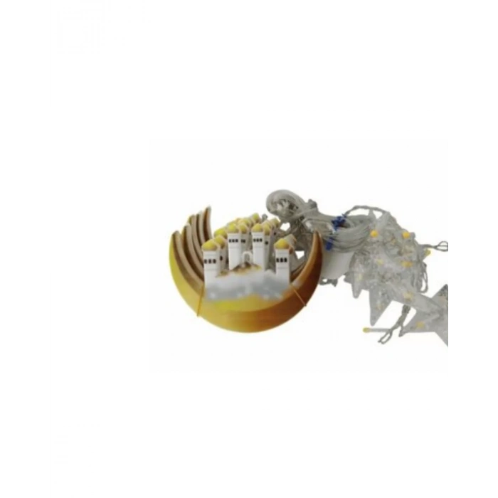 Nevamel® 3 Metre Ramazan LED Saçak Işık Ev İçi Dekoratif Aydınlatma