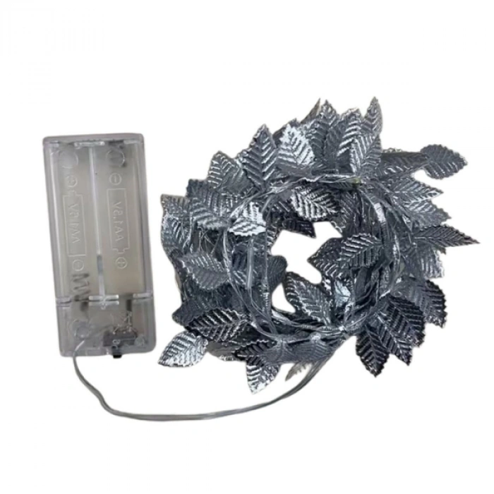 Nevamel 3 Metre Yaldızlı Gümüş LED Işık