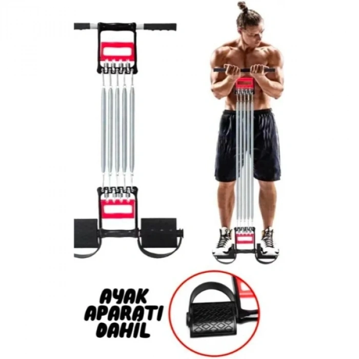 Nevamel® 3ü 1 Arada El Ayak Göğüs Fitness Yayı