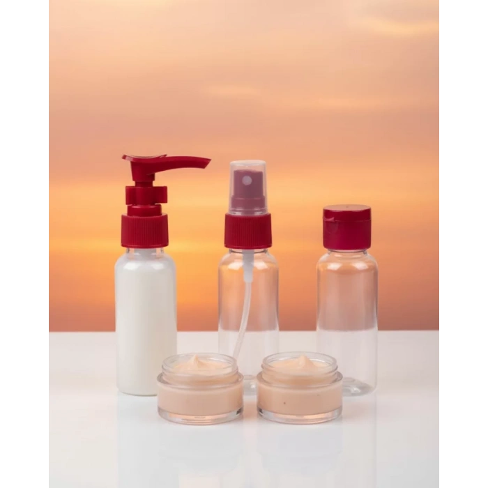 Nevamel® 30 ml 5’li Seyahat Banyo Şişe Seti Sızdırmaz Tasarım