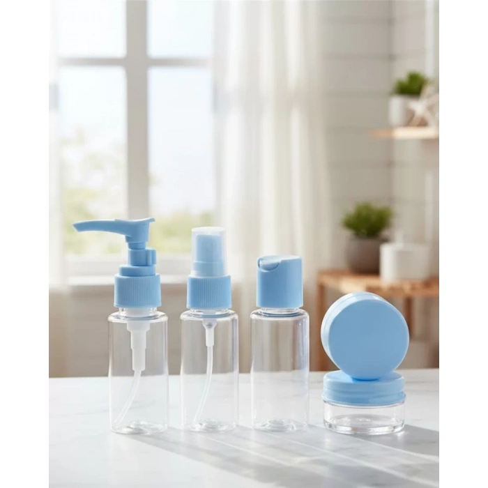 Nevamel® 30 ml 5’li Seyahat Boy Kozmetik Organizer Seti