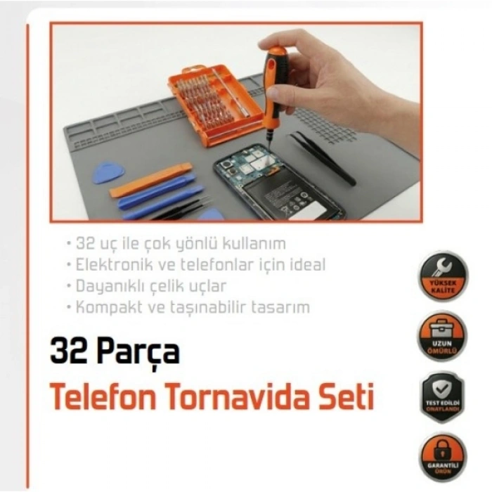Nevamel® 32 Parça Telefon Tamir Mini Tornavida Seti