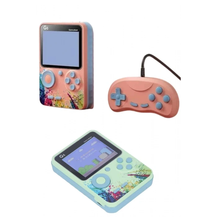 Nevamel® 3.5 İnç Klasik Retro LCD Ekran 500 Oyunlu Oyun Konsolu Taşınabilir