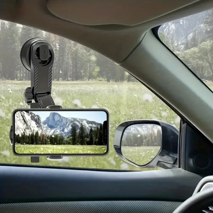Nevamel 360 Derece Dönebilen Vakumlu Araç Telefon Tutucu