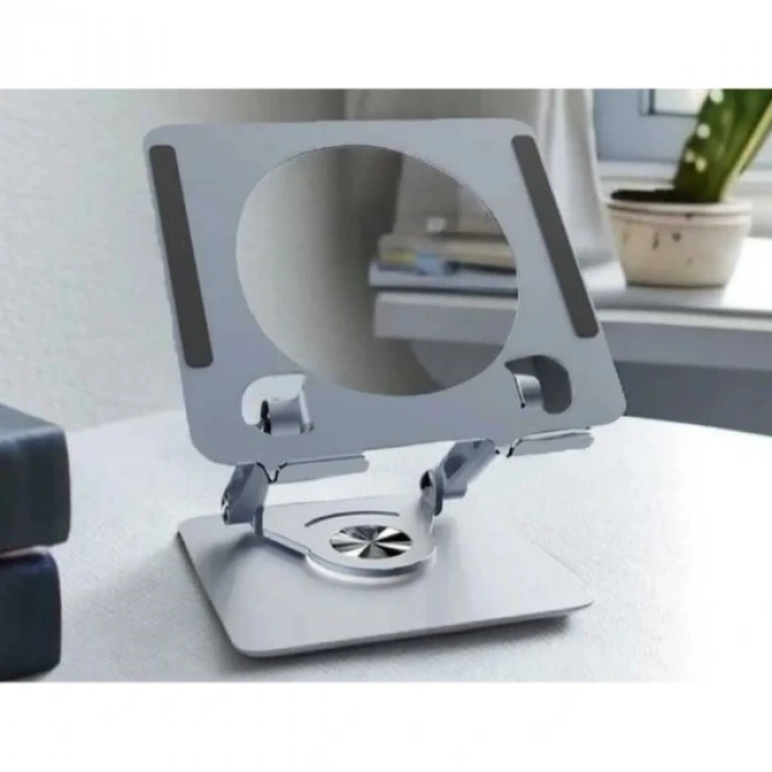 Nevamel 360 Derece Dönebilen Yükseltilmiş Masaüstü Ayarlanabilir Metal Tablet Standı
