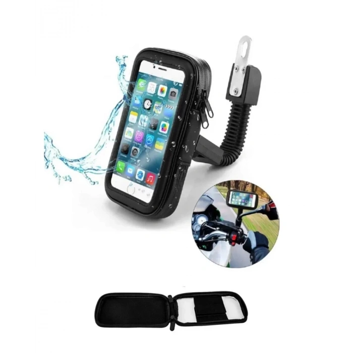 Nevamel® 360 Derece Döner Su Geçirmez Bisiklet Telefon Tutucu Gidon Montaj Standı