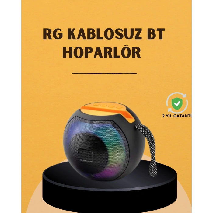 Nevamel 360° Stereo Surround Sesli Taşınabilir Hoparlör