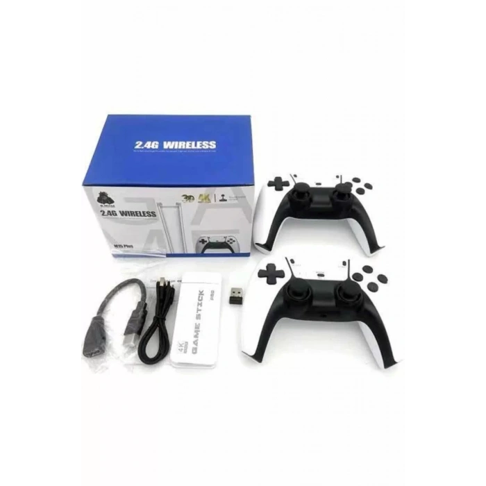 Nevamel® 3D 4K HD 2.4G Game Stick 4K Ultra Hd Oyun Konsolu Çift Kollu