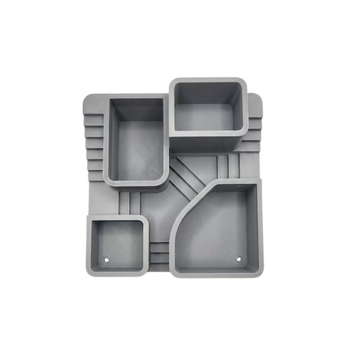 Nevamel® 3D Baskı Kaktüs Saksı Seti Çok Bölmeli Modern Dekoratif Masaüstü Bitki Düzenleyici