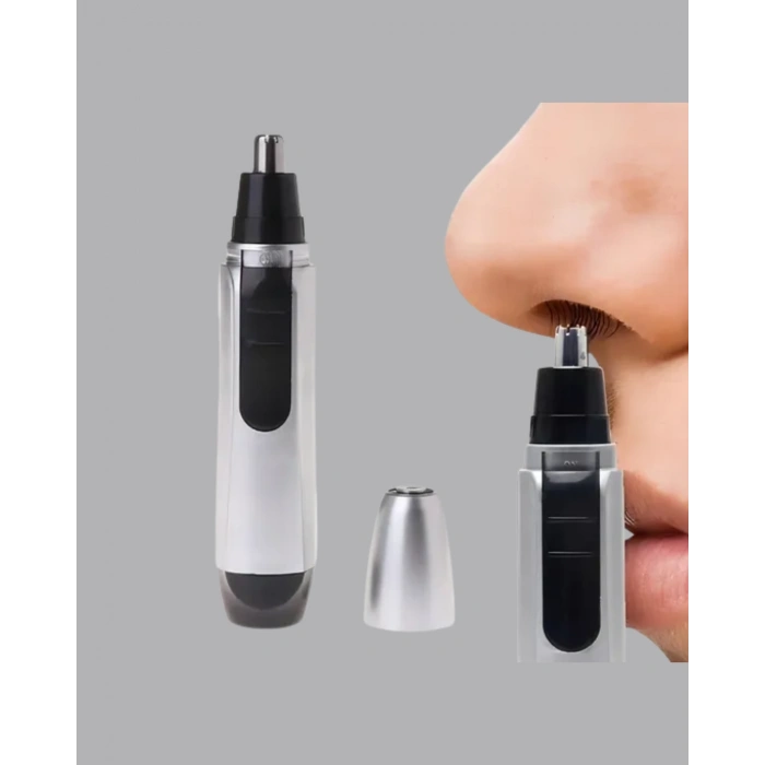 Nevamel 3D Bıçaklı Burun ve Kulak Tıraş Makinesi Pil ile Çalışan Taşınabilir Model