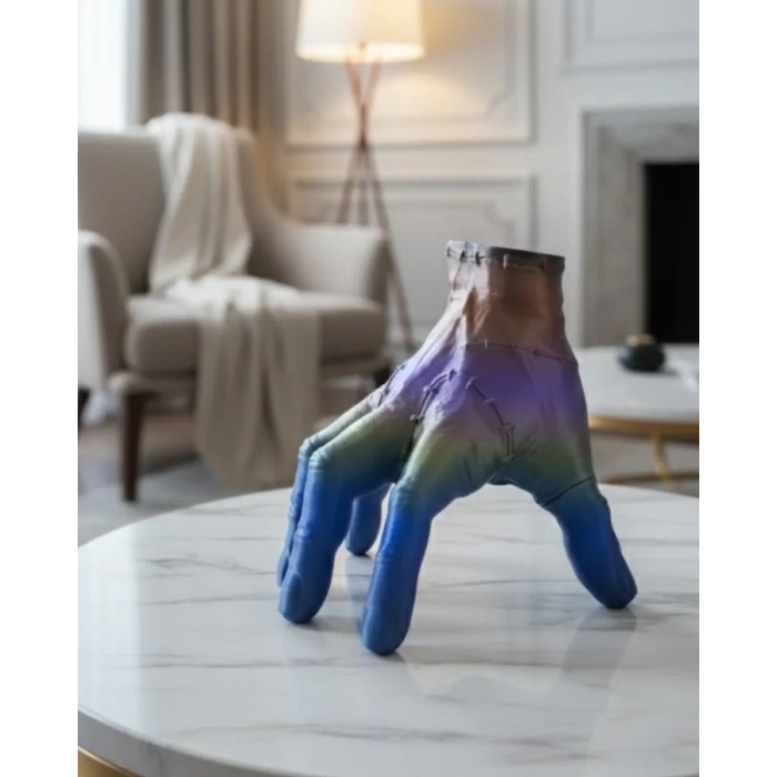 Nevamel® 3D Multicolor El Biblo 27x22 cm Sanatsal ve Dikkat Çekici Dekor