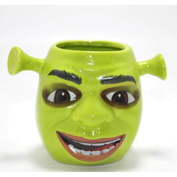 Nevamel® 3D Shrek Tasarımı Porselen Kupa Bardak