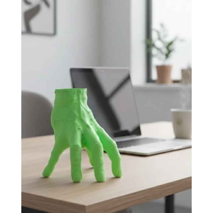 Nevamel® 3D Yeşil El Tasarım Dekor 27x22 cm Büyük Boy Şık Obje