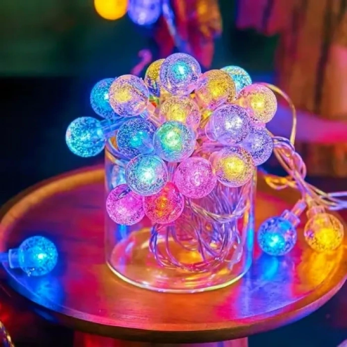 Nevamel 3m 20 Led Kristal Top RGB Pilli