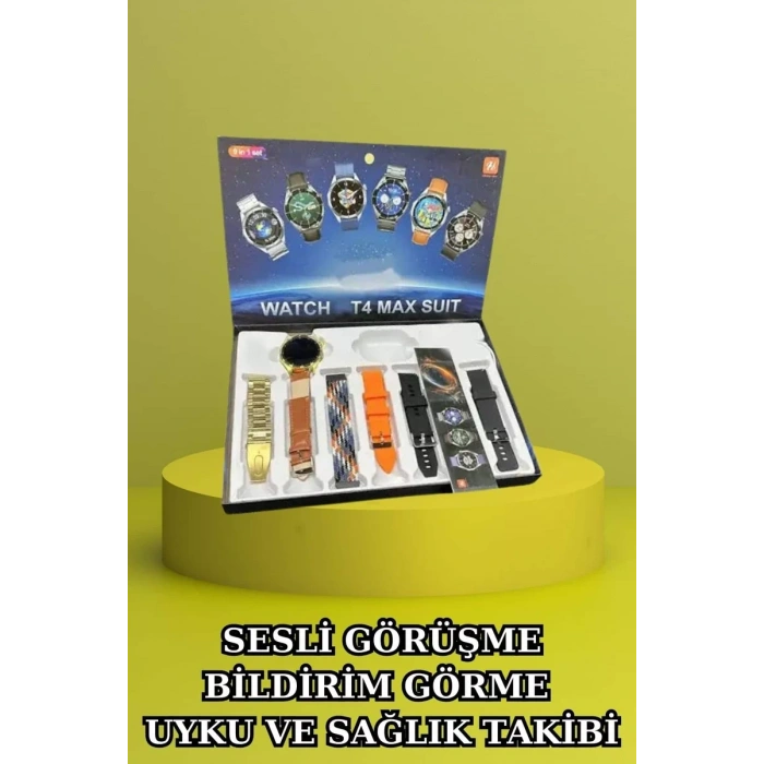 Nevamel® 3.Nesil TWS Bluetooth Kulaklık Bluetooth Bağlantılı Akıllı Saat Amoled Ekran Plastik Hasır Kordon