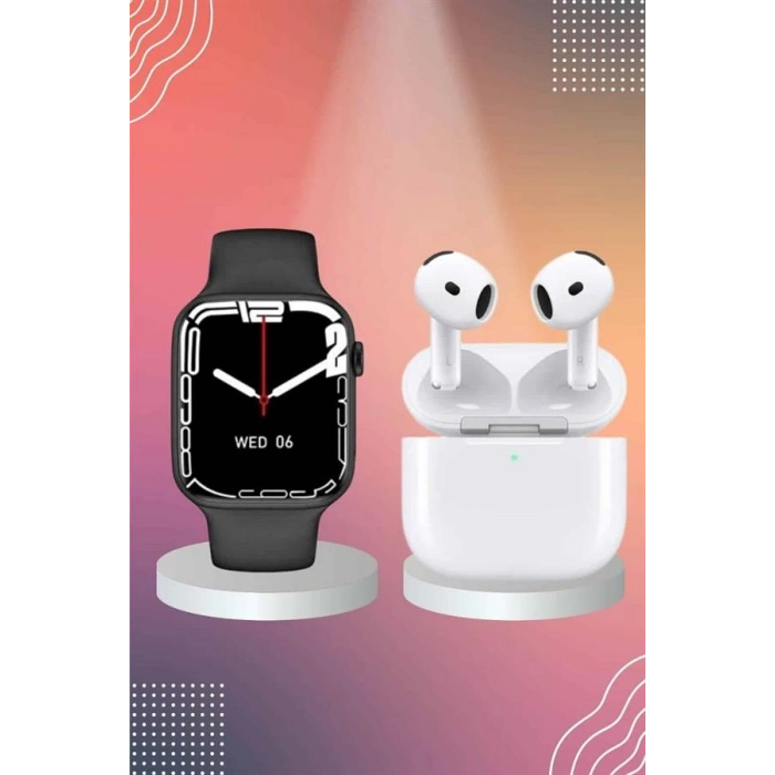 Nevamel 3.Nesil TWS Bluetooth Kulaklık ve Dokunmatik Ekran Akıllı Saat Sesli Görüşme