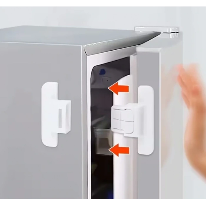 Nevamel 4 Adet Buzdolabı Çekmece ve Dolap Kapağı Çocuk Kilidi