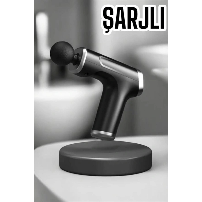 Nevamel 4 Başlıklı Darbeli Şarjlı Masaj Aleti Tabancası Kablosuz