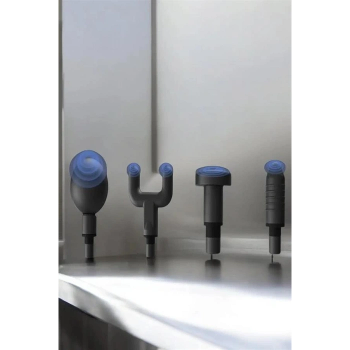 Nevamel 4 Başlıklı Darbeli Şarjlı Masaj Aleti Tabancası Kablosuz