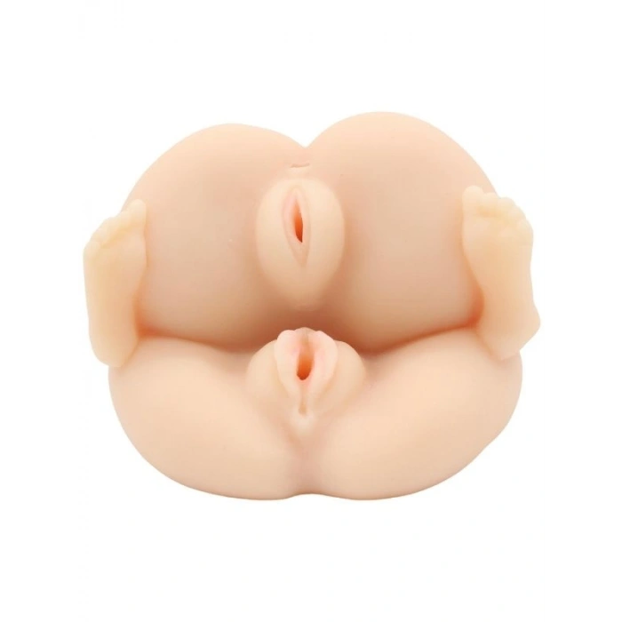 Nevamel® 4 Girişli Özel Tasarım Çiftli Suni Vajina Kalça Mastürbatör 1Kg
