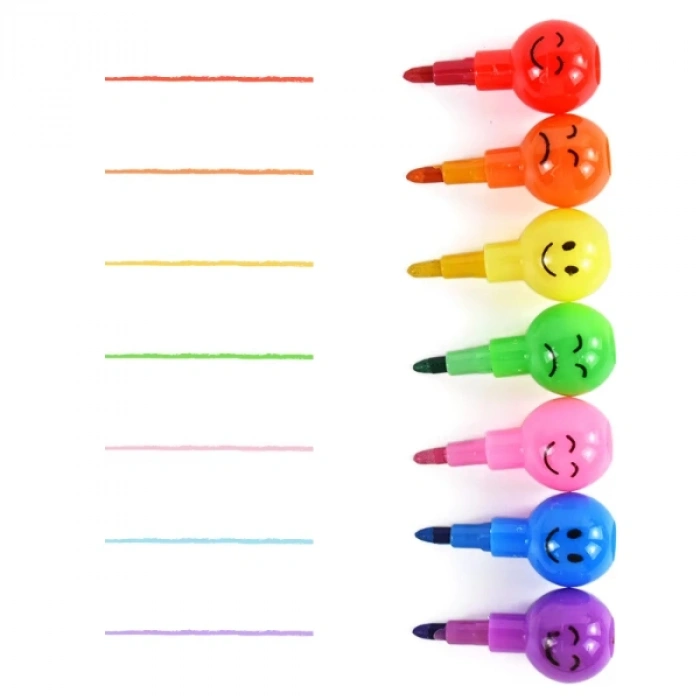 Nevamel® 4lü Emojili Yumurtlayan Boya Kalemi Seti