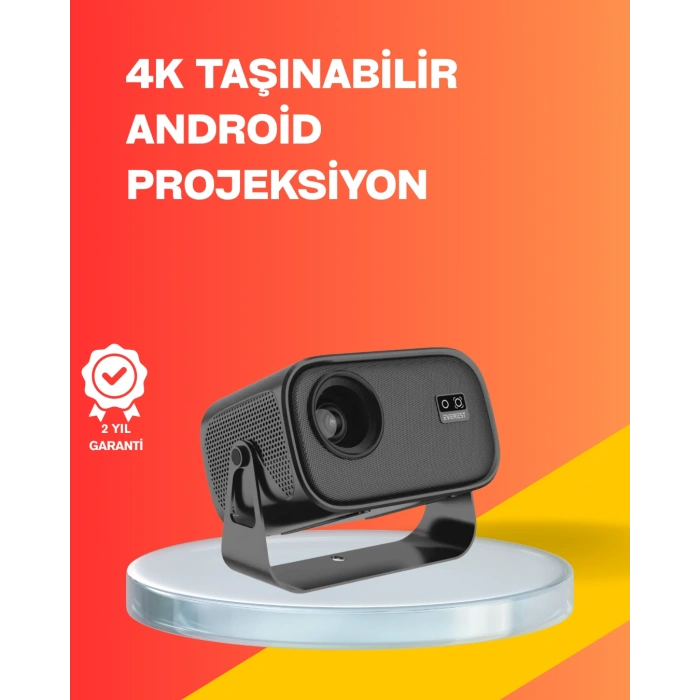 Nevamel 4000 Lümen Parlaklık Değerine Sahip Ev ve Ofis Projektör