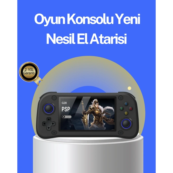 Nevamel 4.3” HD Ekranlı El Konsolu 64GB Hafıza Kartı ve 10000 Yüklü Oyun