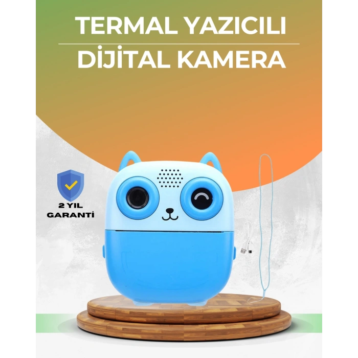 Nevamel 48MP Çocuk Kamera Oyun ve Müzik Destekli Termal Yazıcı