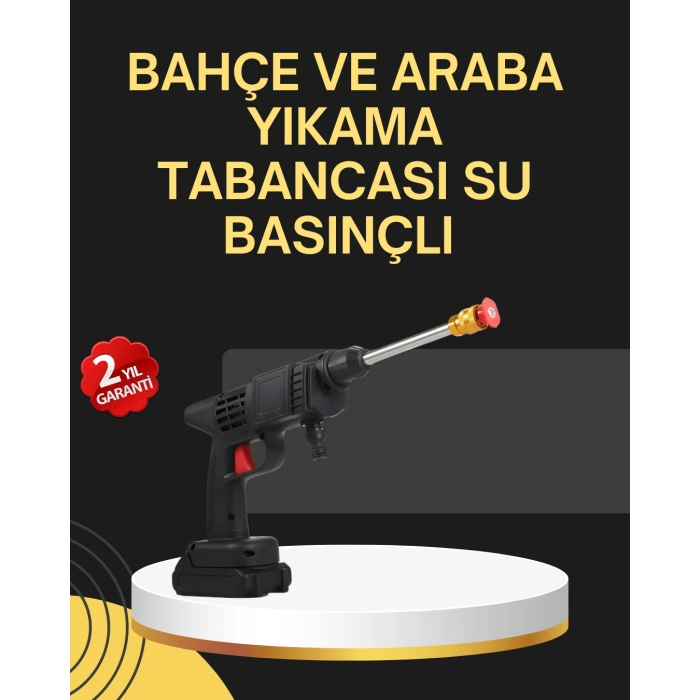 Nevamel 48V Şarjlı Basınçlı Yıkama Tabancası Köpük ve Çift Nozul 2025 Model