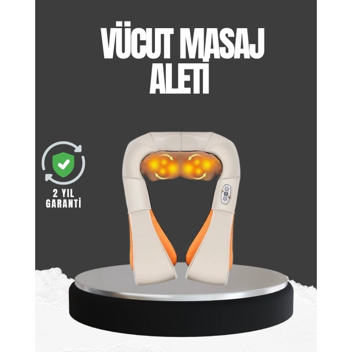 Nevamel 4D Yoğurma Teknolojili Masaj Cihazı-Boyun Omuz için uygun