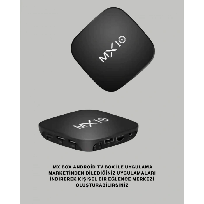 Nevamel 4K Medya Kutusu HDMI-USB Bağlantılı Android TV Çözümü