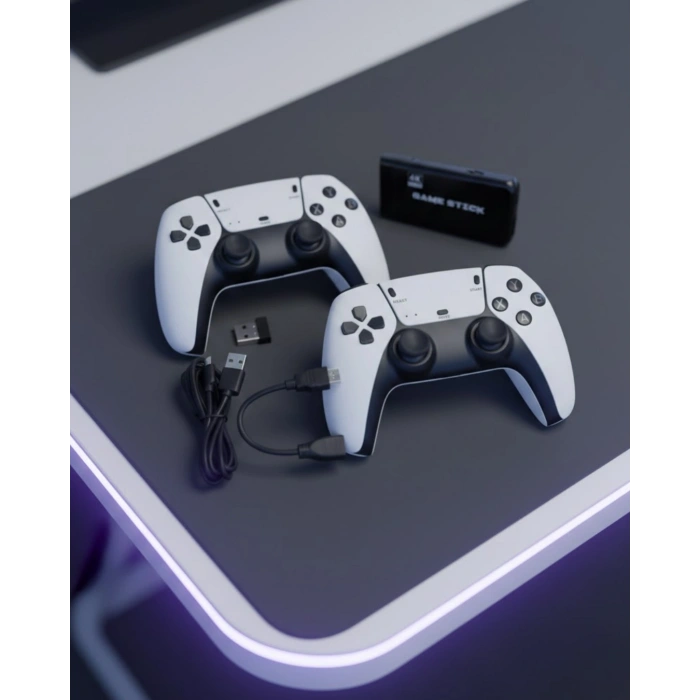 Nevamel® 4K Retro Oyun Konsolu 20600 Oyun Kablosuz Oyun Kolu