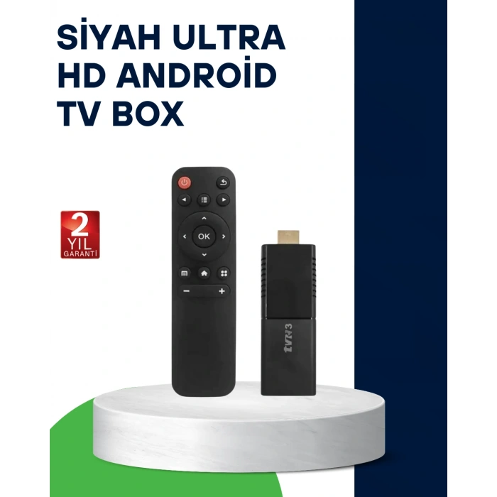 Nevamel 4K Ultra HD Android TV Stick – Tak Çalıştır Akıllı TV Cihazı
