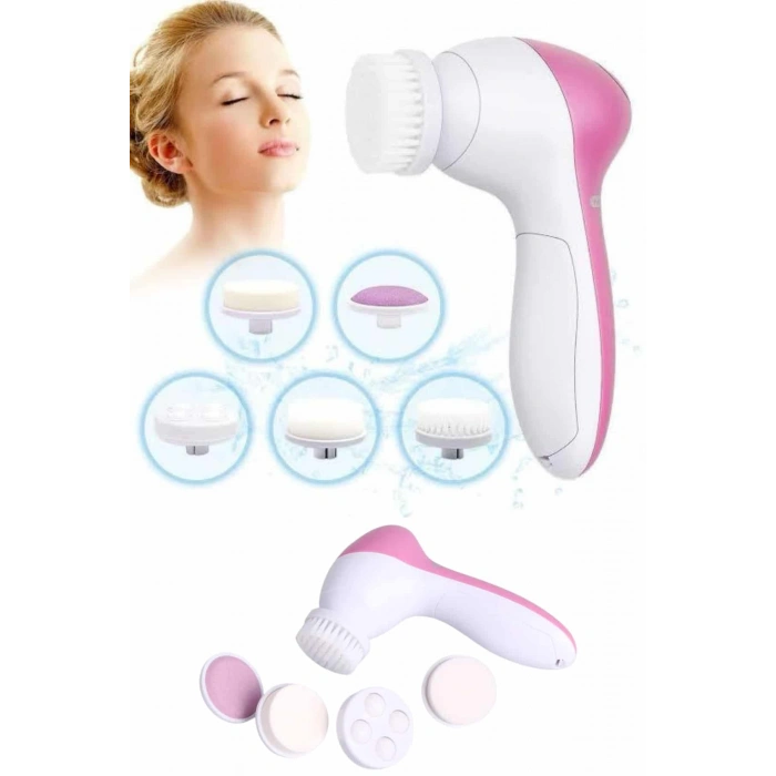 Nevamel 5 Başlıklı Cilt Temizleme Cihazı Ultra Kaliteli Yumuşak Kırşıklık Karşıtı