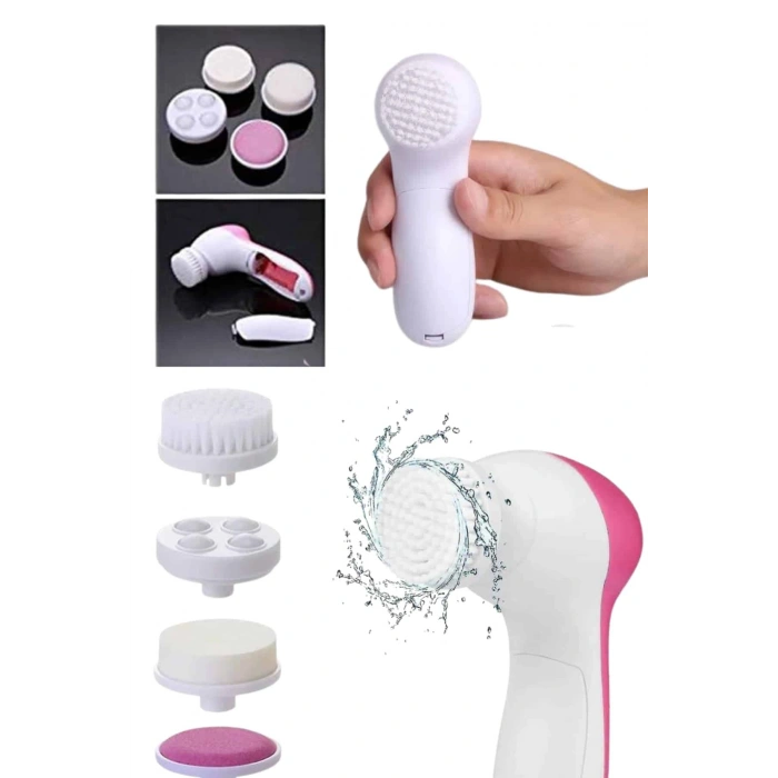 Nevamel 5 Başlıklı Cilt Temizleme Cihazı Ultra Kaliteli Yumuşak Kırşıklık Karşıtı