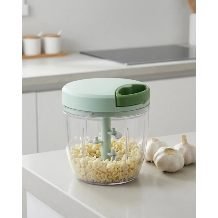 Nevamel® 5 Bıçaklı Manuel Rondo İpli Sebze Doğrama Mutfak Aparatı