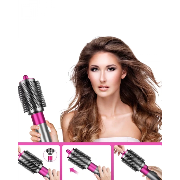 Nevamel® 5 in 1 Saç Şekillendirici Set Çok Fonksiyonlu Isı Ayarlı Profesyonel Kullanım