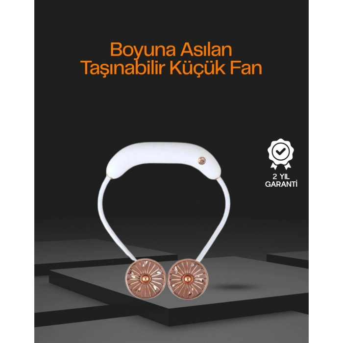 Nevamel® 5 Kanatlı Sessiz Mini Fan 3 Vitesli Katlanabilir Asılabilir