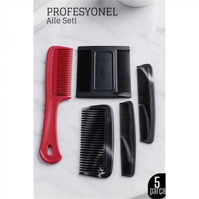 Nevamel® 5li Tarak Seti – Aile Tipi Her Saç İçin Uygun