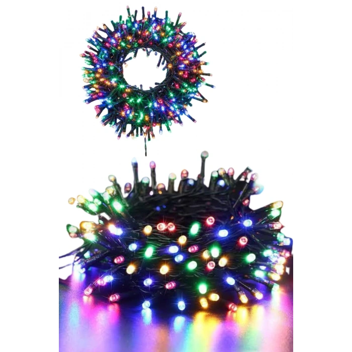 Nevamel® 5 Metre Ampul LED Işık Renkli RGB Çok Renkli Led Aydınlatma