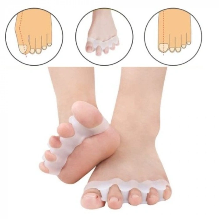 Nevamel 5 Parmak Ayıran Geçmeli Makara Beyaz Renk