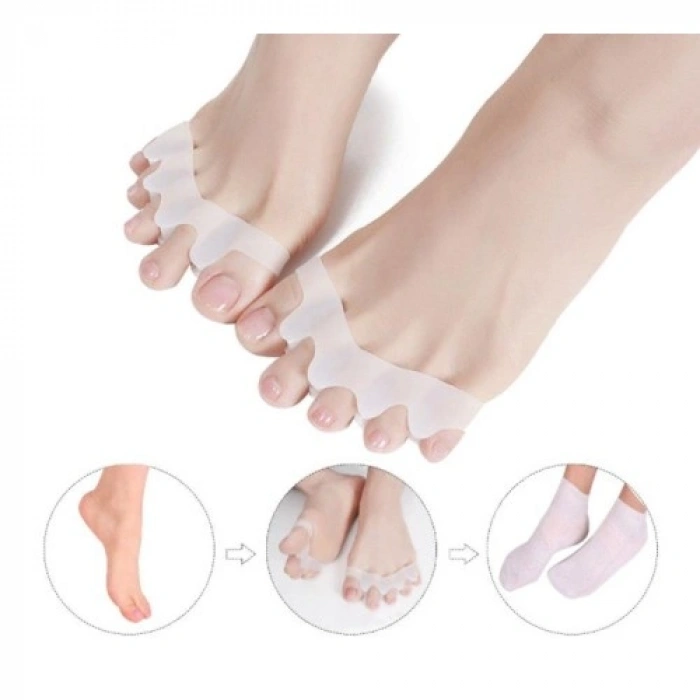 Nevamel 5 Parmak Ayıran Geçmeli Makara Beyaz Renk